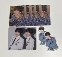 長尾謙杜 HARDWORK 特典 トレカ ステッカー