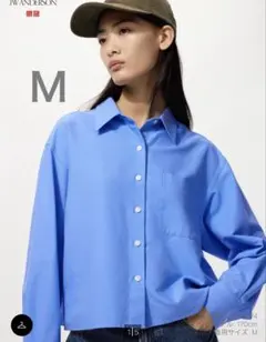 JW ANDERSON オックスフォードシャツ ブルー　UNIQLO