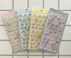 【数量限定】　4枚セット　ボンボンドロップシール　ちいかわ　ハチワレ　うさぎ