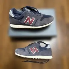 New Balance 373 ネイビー/レッド スニーカー　女性使用品です