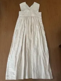 HYKE ハイクLINEN MAXI DRESSサイズ1リネンマキシワンピースのサムネイル