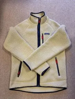 美品 patagonia フリースジャケット ベージュ