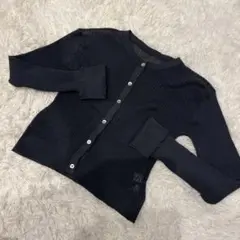 カーディガン ブラック Mサイズ　AlmaDesign