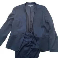 ユナイテッドアローズ【美品】手洗OK ノーカラー パンツスーツ セットアップ L