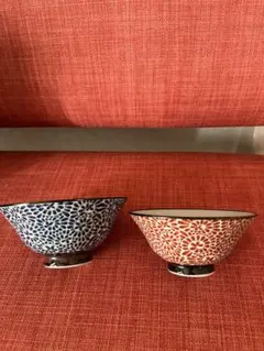 有田焼 夫婦飯碗 2個セット たこ唐草模様のサムネイル