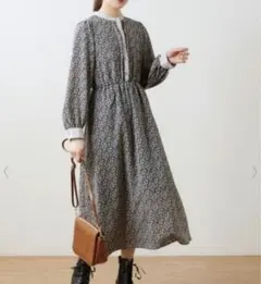 即購入OK！【美品】 ナイスクラップ　花柄マキシワンピース