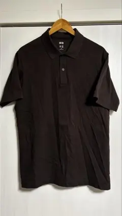 【UNIQLO】エアリズム 半袖ポロシャツ XL ブラウン