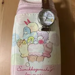 すみっコぐらし　腕時計(アナログ)&ペンケース