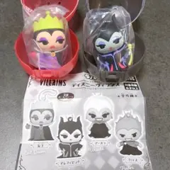 ラバFig ディズニーヴィランズ　女王＆マレフィセント　2個セット　まとめ売り