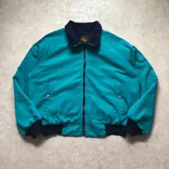 90's ヴィンテージUSA製シェルドシンチラ型フリースライナーブルゾン短丈