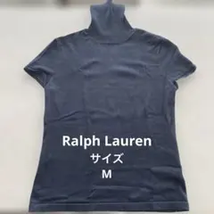 【RALPH LAUREN】サマーセーター タートルネック ネイビー