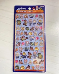 【24時間以内発送可能】　正規品ボンボンドロップシール mini ズートピア