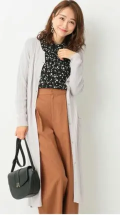 ニット ロングワンピース