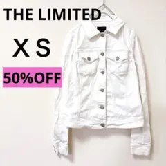 THE LIMITED ホワイトデニムジャケット XS