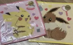 ラブラリー バイ フェイラー　ポケモン　ピカチュウ　イーブイ　2枚　ハンカチ