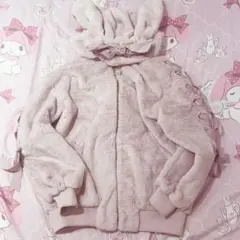 LIZLISA うさ耳フードファーブルゾン リズリサ