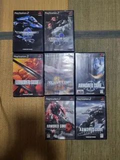 PS2 アーマード・コア 7本セット　アナザーエイジのみ取説無し