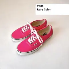 【希少色・美品】Vans オーセンティック ピンク7ヴァンズ バンズ