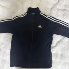 adidas ブラック ジャージジャケット
