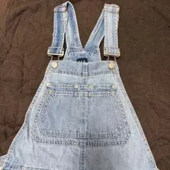 GAP ライトブルーデニムオーバーオール XS