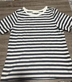 earth music&ecology ボーダー 半袖 Tシャツ M