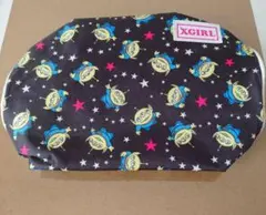 X-girl　リトルグリーンメン　エーリアン　ポーチ