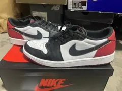 NIKE Air Jordan 1 Low black toe hi つま黒
