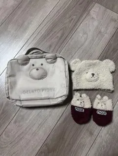 GELATO PIQUE クマデザイン 3点セット