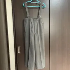 Samansa Mos2 blue サス付きパンツ　グレー