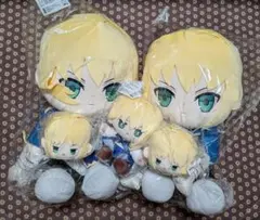 中国限定 Fate/stay night 另物賞 セイバー ぬいぐるみ セット