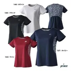 【新品未使用】プリンス prince テニスウェア レディス ゲームシャツ