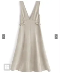 GRL サイドベルトスエードポンチフレアジャンパースカート[dk933a] S