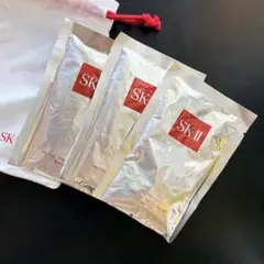 SK-Ⅱ フェイシャルトリートメントマスク3枚/収納袋付