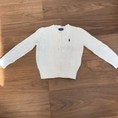 お値下げ！美品　ポロラルフローレン　ケーブルニットカーディガン