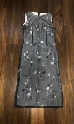 東京スタイル花柄シフォンワンピ春夏フォーマルセレモニー結婚式パーティーお宮参り