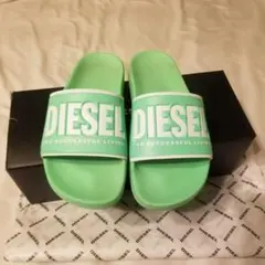 DIESEL ミントグリーン ビーチサンダルのサムネイル