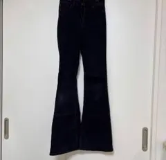 bolan似 black boots cut flare denim opiumのサムネイル