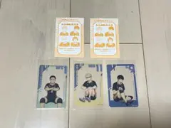 ハイキュー おみくじ おすわり クリアカード （バラ売り可）