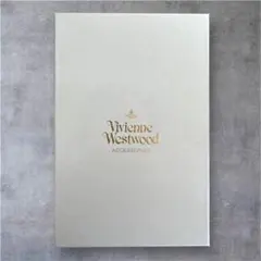 【Vivienne Westwood】ロゴ箔押し空箱　ギフト箱(内側にシミあり)