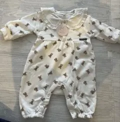 クマプリントロンパース 80cm