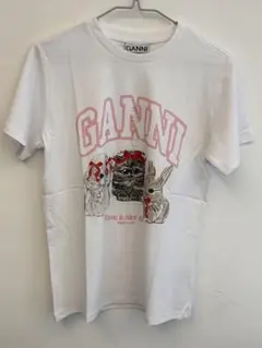 Ganni プードルとねこTシャツ Mサイズ - メルカリ