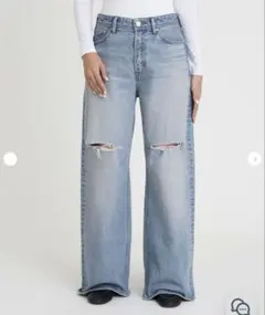 CalvinKlein ローライズバギージーンズ 24インチ - メルカリ