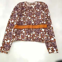 ANNA MOLINARI アンナモリナーリ 花柄 カーディガン 44 羽織り
