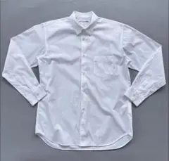 エルメス 長袖シャツ セリエボタン ゴールド L XL 白 43 ヴィンテージ 