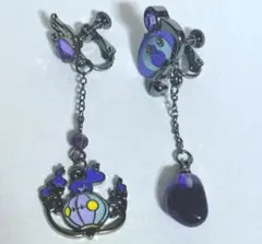 イヤリング ランプラー＆やみのいし　シャンデラ　ポケモン