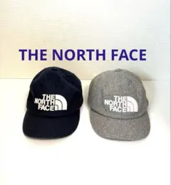 THE NORTH FACE パープルレーベル フェルト ロゴキャップ ネイビー