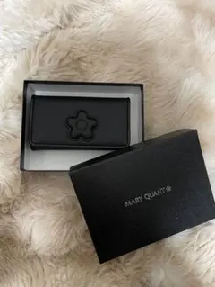 MARY QUANT キーケース 黒 新品未使用 箱付き マリークワント