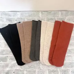 そ　靴下 レディース もこもこ　 5足　裏起毛　極厚　防寒冬 暖かい ソックス