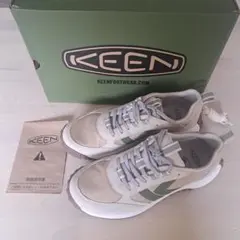 KEEN 　KS86 ベージュ/グリーン スニーカー25cm