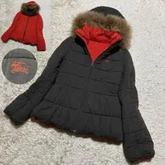 バーバリーブルーレーベル マルチway リバーシブル ダウンジャケット Mサイズ